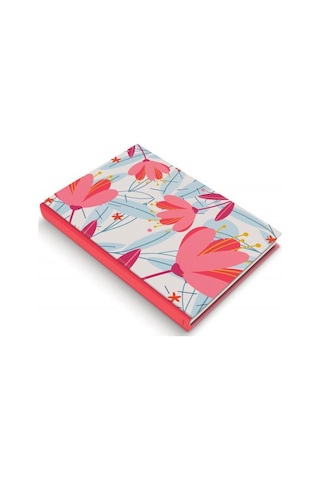 Deffter Pastel Sert Kapak Çizgili Defter Kırmızı 64525-1
