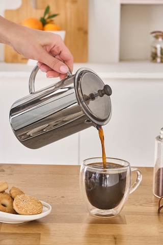 Karaca Alina French Press Gri 800 Ml Gri