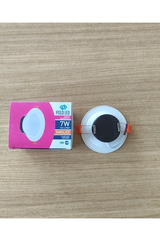 Polo Led 7w Sıva Altı Gömme Led Spot - 6-6.5 Cm Delik Çapı / 10 Cm Dış Çap 560 Lümen Beyaz
