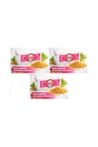 Tariş Sultaniye Çekirdeksiz Kuru Üzüm 15kg 3pk 5kg 15 KG