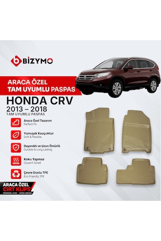 Honda Crv Suv 2013-2018 3D Bej Paspas Takımı Bizymo