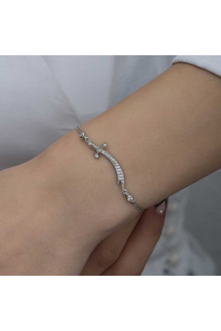 Casera's Gümüş Zülfikar Kılıcı Kadın Bileklik Csr2184521 Gümüş
