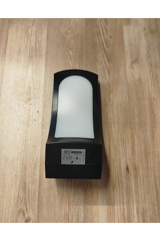 15w Siyah Kasa Günışığı Plastik Duvar Tipi Bahçe Armatürü Dış Mekan Superb Horoz Günışığı