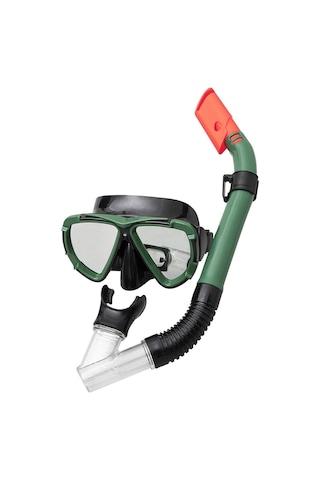 Mira Maske Snorkel Set Dalış Maskesi Deniz Havuz Yüzücü Gözlüğü Gözlük Maske- Yeşil- 14 Yaş Üstü 24053 Çok Renkli