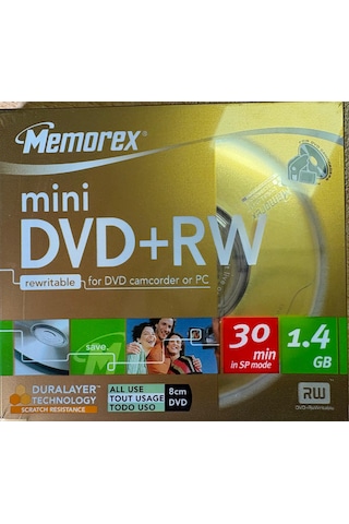 Memorex Mni Dvd+rw 30min 1.4gb 10lu Paket