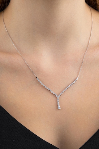 Fiyonk Kuyumculuk 14 Ayar Altın Damla Taş Detaylı Set 001