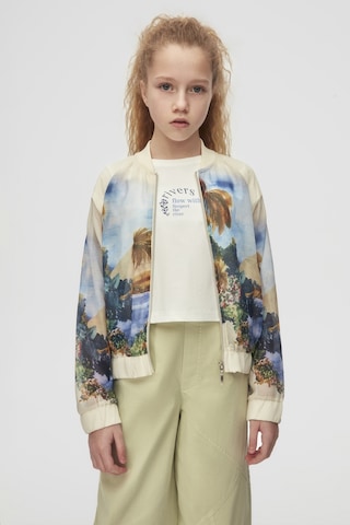 Nk Kids 38812 Kız Çocuk Krem-mavi Forest Ceket Krem