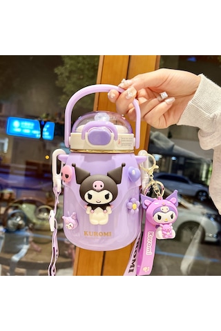 Jolıta Sanrio Kuromi 316 Yalıtımlı Öğrenci Su Şişesi 700 ML Mor