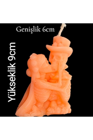 Dekoratif Dogru Aşkı Bekleyen İnsan Figürü Mum Çok Renkli