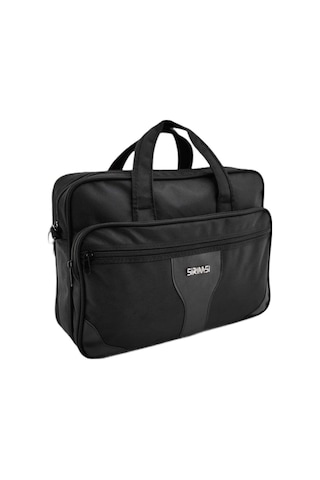 Sırımsı Siyah 1900 Denye Kumaş Laptop & Evrak Çantası 163 N11.147