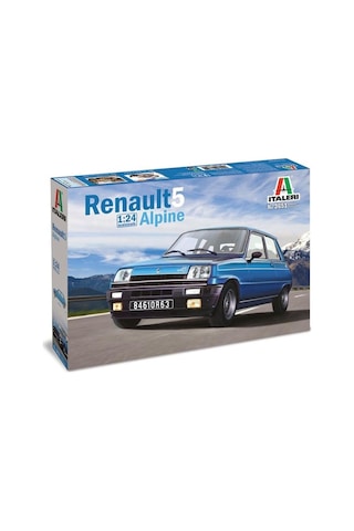 Italeri 3651s 1/24 Ölçek, Renault 5 Alpine Rally Arabası, Plastik Model Kiti-29491
