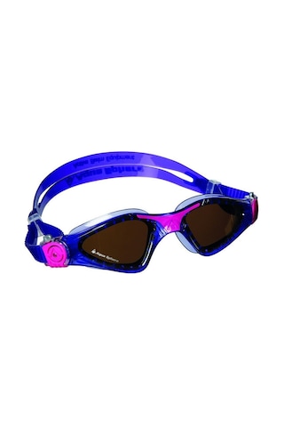 Aqua Sphere Kayenne Polarize - Mor/Pembe Çerçeve Yüzücü Gözlüğü Mavi
