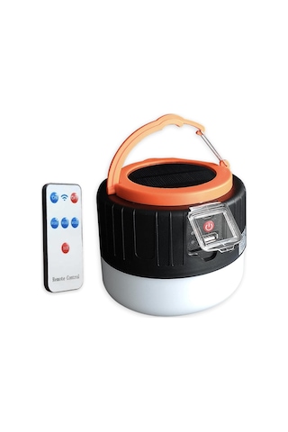 Cata Ct-4289 Urla Şarjlı Solar Kamp Feneri Beyaz Işık Mavi