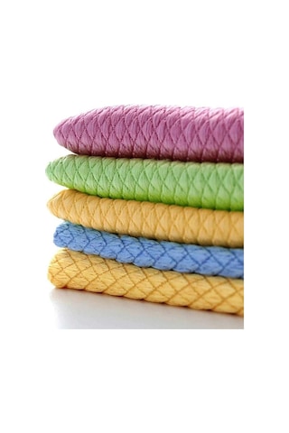 Bio Mix Mikrofiber Baklava Desen Temizlik ve Cam Bezi 2'li 30 x 40 CM