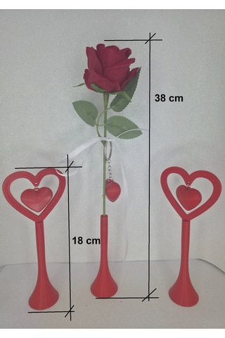 Romantik Masa Dekoru Sevgililer Günü - Yemek Masası Dekoru-set2- 3lü