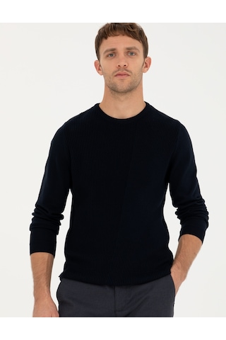 Pierre Cardin Erkek Lacivert Triko Kazak 50281823-vr033 Lacivert