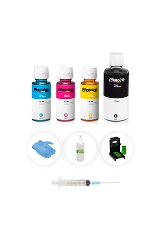 Hp Deskjet 920c / 920cvr / 920cxi Photoink Plus Siyah Ve Renkli Kartuş Dolum Seti