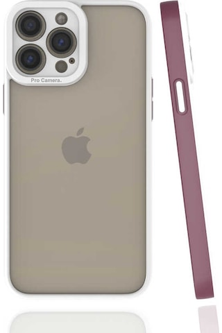 Apple Uyumlu iPhone 13 Pro Max Uyumlu Zore Mima Kılıf-mürdüm Mürdüm -