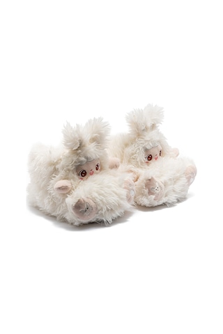 Lingo Kadın Hayvanlı Panduf Bej 36/41 Bej