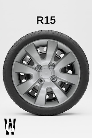 Renault Modus 15 İnç Jant Kapağı 4 Adet Gri G102