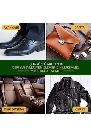 Mole %100 At Kılı Deri Temizlik Fırçası