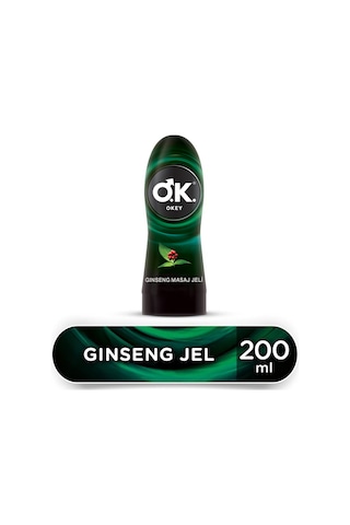 Okey Ginseng Masaj Jeli 2 x 200 ML