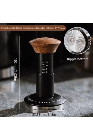 Topshop1 53 Mm 1 Adet Munden's Darbe Cekici Kahve Sikma Ale Ahşap