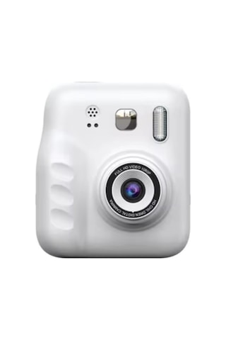 Çocuk Dijital Baskılı Kamera 5 Kalem 4 Rulo Kağıt  Eğlenceli Fotoğraf Makinesi