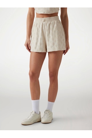 Guess Kadın Peony Jakarlı Şort Çok Renkli
