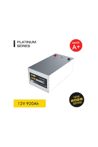 Werer Energy 12V 920Ah LiFePO4 Platinum Series Bluetooth'lu Lityum Demir Fosfat Akü