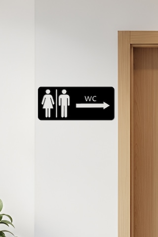 Wc Tabelası, Tuvalet Levhası, Kadın Erkek Tabela, Yönlendirme Levhaları 60
