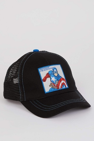 DeFacto Erkek Çocuk Marvel Avengers Etiket Baskılı Pamuklu Cap Şapka D9790A825SMBK27