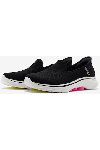 Skechers Skechers Slip-ins: Go Walk 7 - Daley Kadın Siyah Yürüyüş Ayakkabısı 125228 Bkhp Siyah