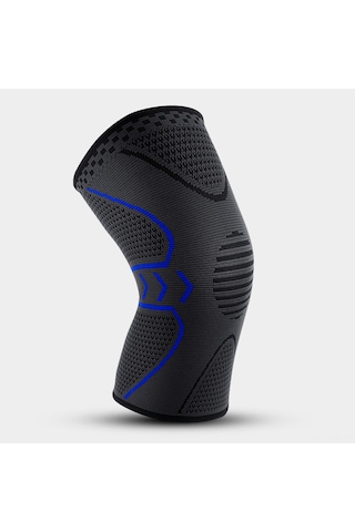 Vkemall Spor İçin Diz Koruyucu - Yüksek Esneklikli, Nefes Alıcı, Kayma Engellici - Tekli Paket Xl - Spandex-nilon Malzeme Mavi