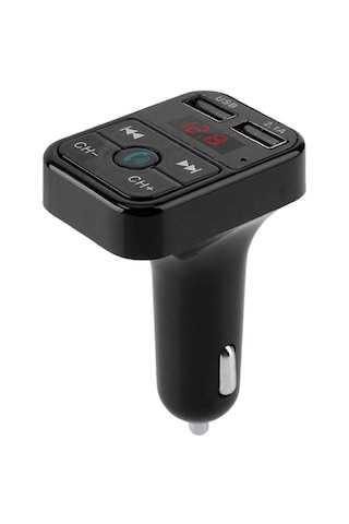 Suntek Kablosuz Carfm Verici Desteği Tf Kart Çift Usb Siyah