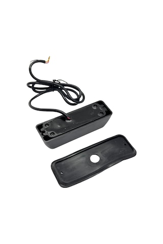 12v-24v Çakar Flaş Led Lamba Şeffaf Mavi 4x1w 18 Fonksiyonlu 110 33 30 Mm
