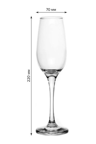 Pasabahce 210 Ml Şampanya Şarapları, 2'li Cam Set 12038725