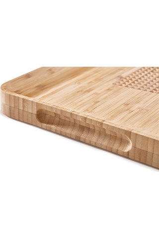 Cut& Carve Plus Büyük Bambu Kesme Tahtası, Bambu Çok Renkli