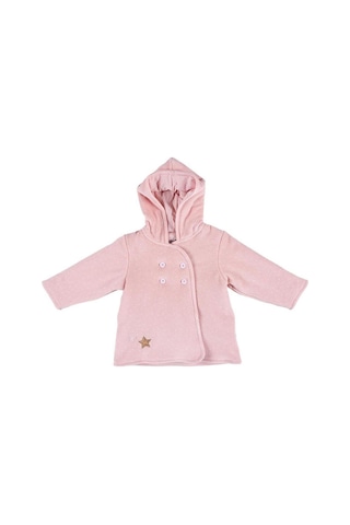 Minycenter Kız Bebek Ceket Mnt23k526 Pembe