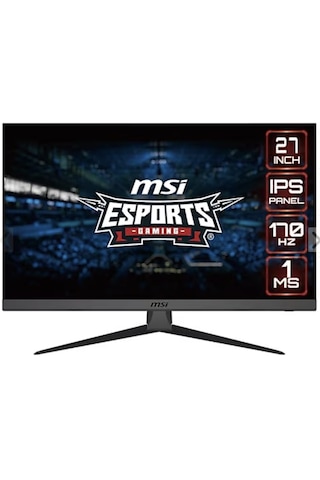 Msı G2722 27" 1920x1080 Fhd Flat Ips 170 Hz 1 Ms Gamıng Monitör Teşhir