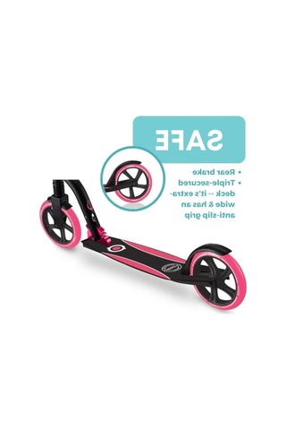 Katlanabilir Scooter, Ayarlanabilir T-bar İle 8 Yaş Ve Üzeri İçin Açık Gri