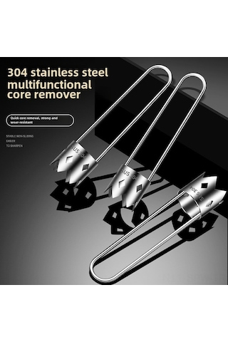 Tongxida 304 Paslanmaz Çelik Meyve Sebze Çekirdek Çıkarıcı, Elma Armut Çekirdek Kaldırıcı, Hafif Dayanıklı Mutfak Aracı