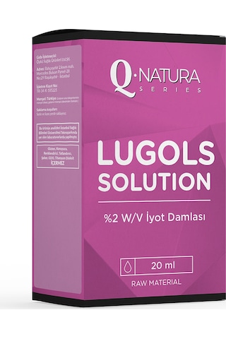 Q Natura Series Lugols Solution % 2 İyot Damla