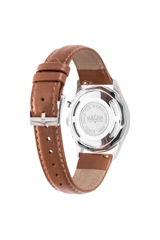 Vulcain Cricket Classique 39 Mm Eggshell Mekanik Alarm Erkek Kol Saati Metalik