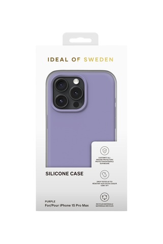 Silicone Case Apple Uyumlu iPhone 15 Pro Max Purple Mor