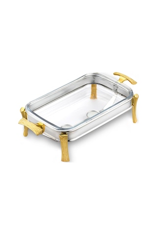 Herencia Gold Isıtmalı Servis Seti 2 Litre Gold