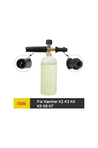 Flybuy Basınçlı Yıkama Köpük Aparatı - Karcher K7/k6/k5/k4/k3/k2 - 1l Fıskiye Başlığı