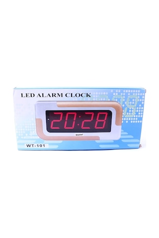 Tablo Saatler Lcd Masa Duvar Saati Wt-101