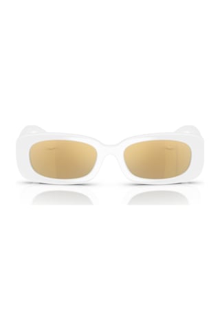 Dolce Gabbana Dx 6006u 33127p 46 Çocuk Oval Beyaz Kemik Güneş Gözlüğü Beyaz