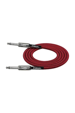Kirlin 3Mt. 1-4" Mono Enstrüman Kablosu (Kırmızı)